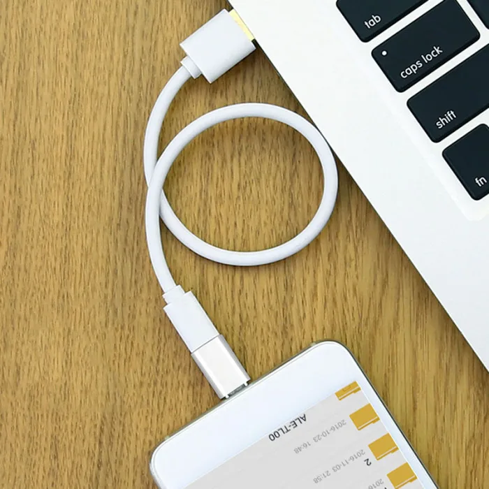 10 шт. type-C Мужской к USB Женский OTG адаптер конвертер кабель для Android смартфон планшет OD889
