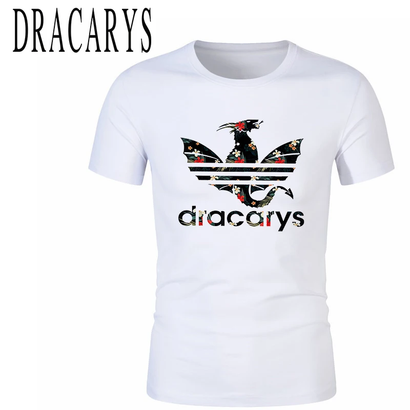 Бренд DRACARYS новинка 2020 Мужская футболка Игра престолов женские футболки лучшие