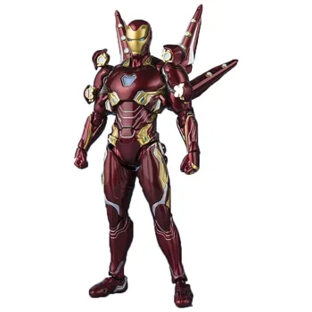 

Marvel Avengers Endgame Iron Man MK50 Nano Weapon Set 2 PVC Action Figure Collectible Model Anime Ironman Toys Doll Gift 16cm