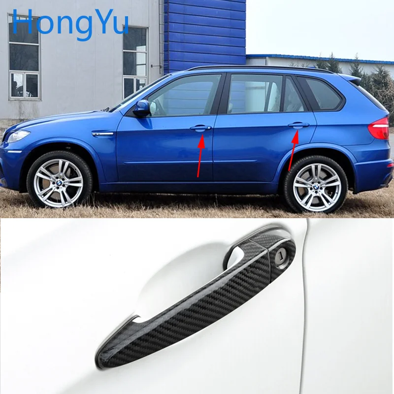 

for BMW x5M x5 M E70 2010 2011 2012 2013 100% real carbon fiber Auto outer door handle cover