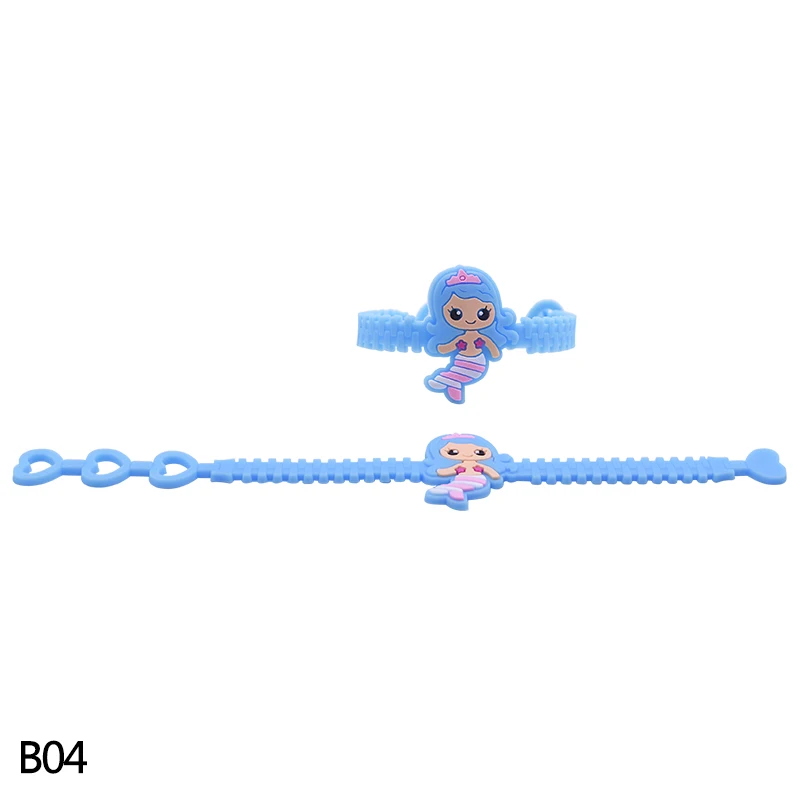 B04 6pcs bangle Тема Русалочка вечерние металлические фольга хвост русалки воздушный шар бумага Гирлянда для Свадьбы Дети День рождения украшения поставки - Цвет: B04 6pcs bangle
