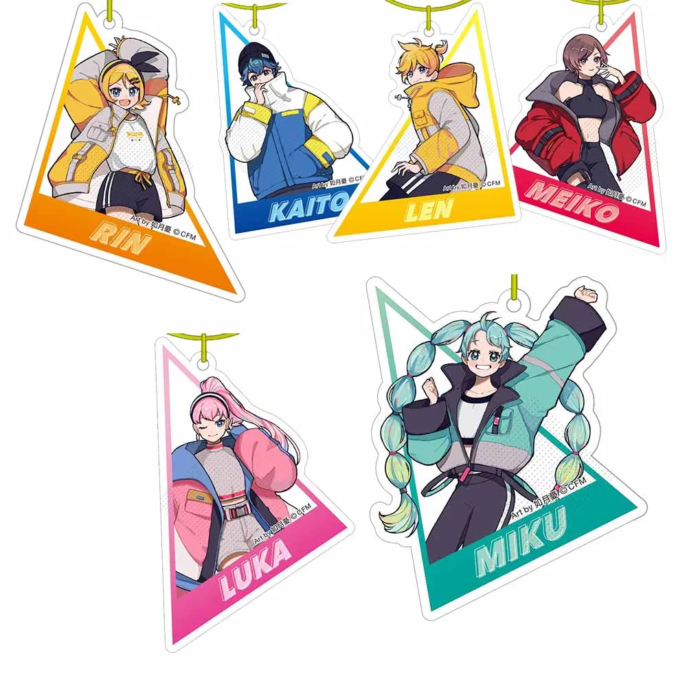 Брелок Hatsune Miku Kaito Meiko акриловый брелок кагамин Рин Len Vocaloid аниме наружный Подвеска