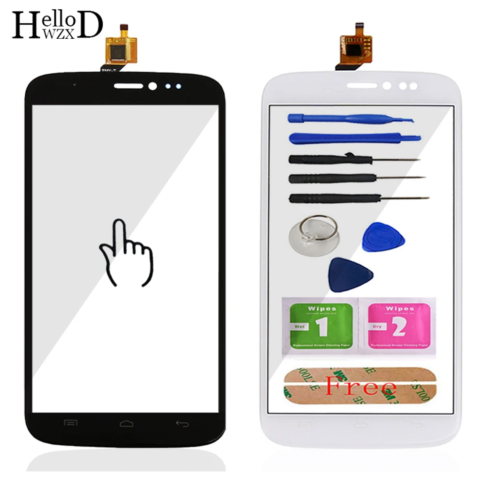 

Touch Screen Glass For Blu L110 Touch Screen Glass Digitizer Panel Front Glass Lens Sensor TouchScreen Mobile Tools