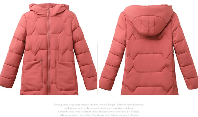FairyShely зимняя женская куртка с капюшоном, модная зимняя одежда для девушек, теплая хлопковая стеганая парка с длинным рукавом, пальто для женщин