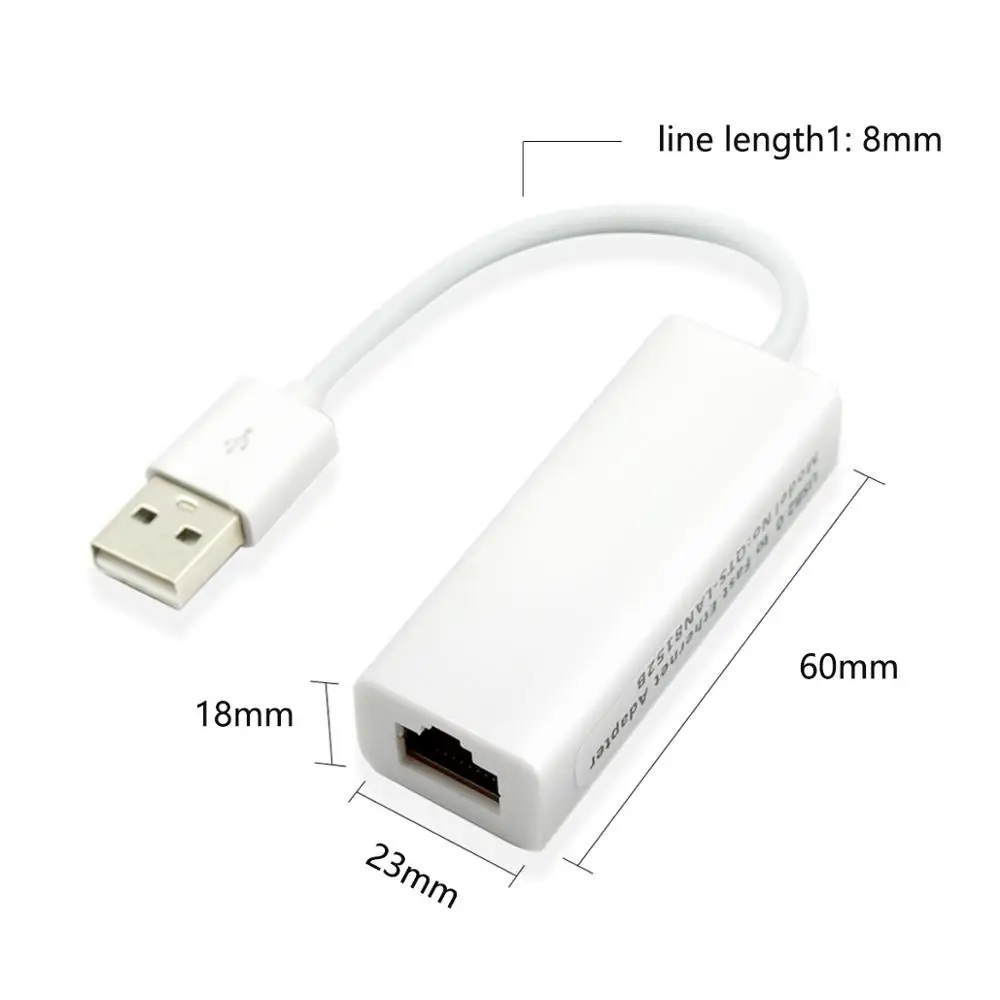 USB к RJ45 USB 2,0 к сетевая карта Ethernet 10/100 адаптер для ПК ноутбука LAN адаптер