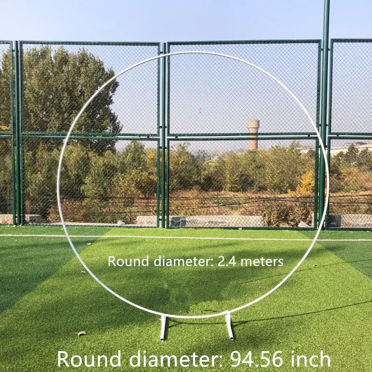 Искусственный Свадебный цветок Арка вечерние события круглый фон металлическое железное кольцо стенд Арка ребенок душ цветы круг Арка Декор