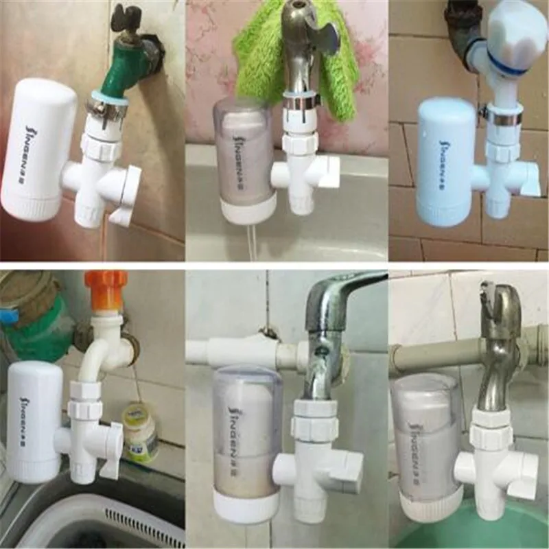 Water Purifier Kitchen Faucet Washable Ceramic Percolator Tap Mini Water Filter