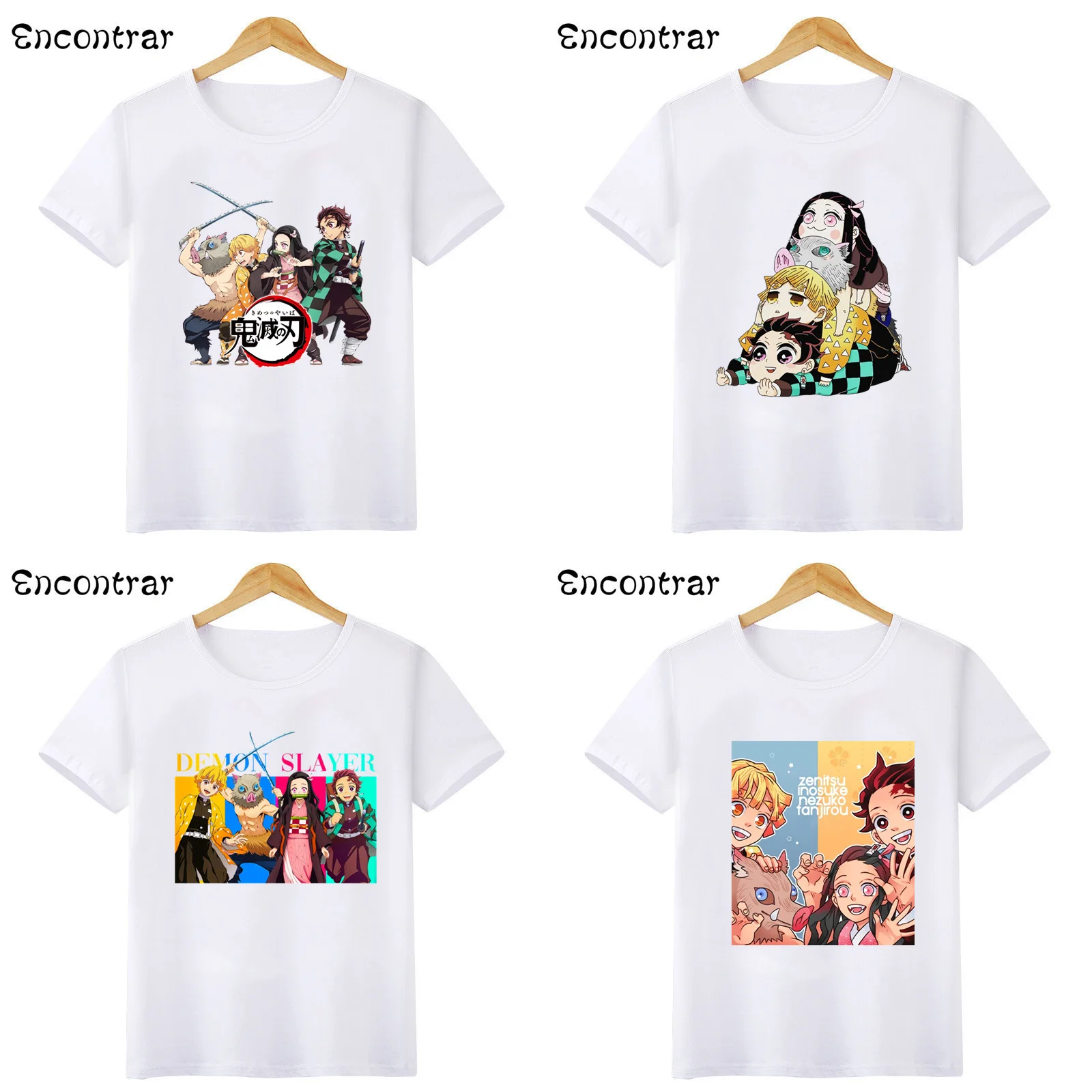 

Japanese Anime Kimetsu No Yaiba T Shirt Kids Kawaii Cartoon T-shirt Children Demon Slayer Funny Demon Blade Tshirt Boys/girls