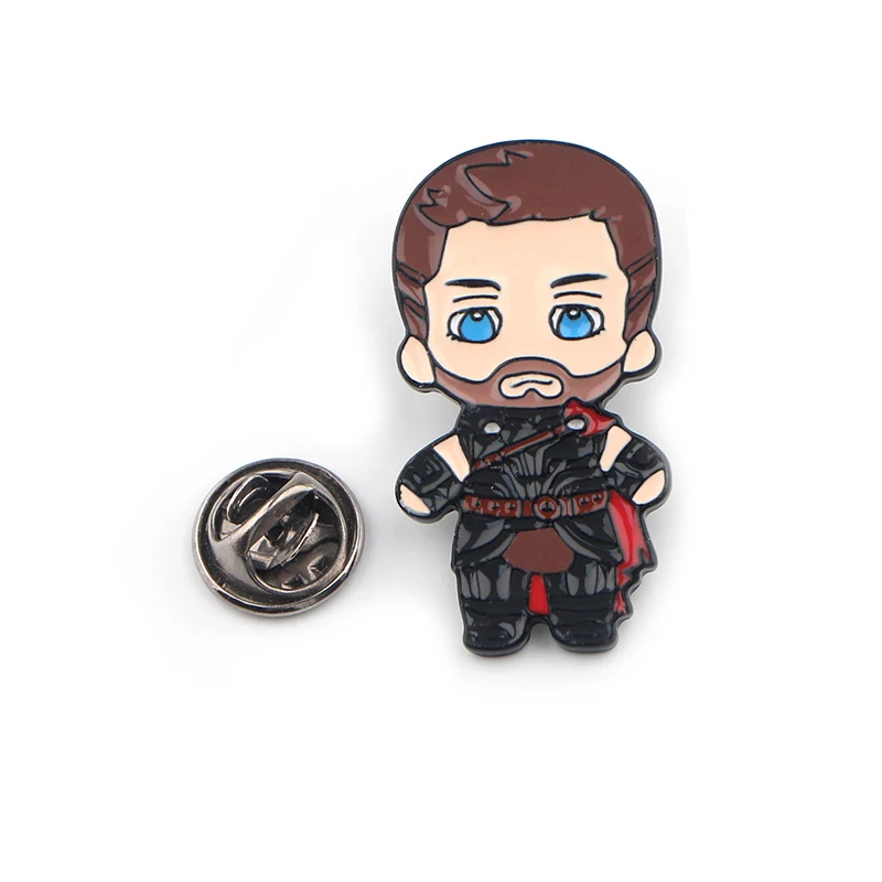 Thor and Loki с героями мультфильмов, шпильки из цинкового сплава для мужчин и женщин, рубашка, очаровательное пальто, insignia, одежда, рюкзак, аксессуары E0688