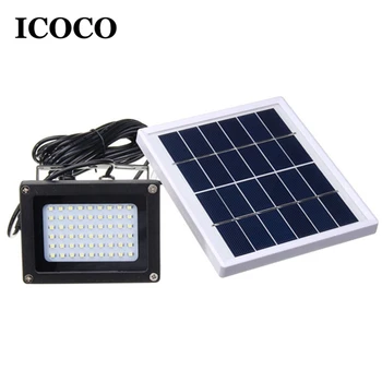 

ICOCO 54 LEDs Floodlight Solar Sensor Lamp Light Waterproof IP65 Outdoor Emergency Security Garden Street Flood Light