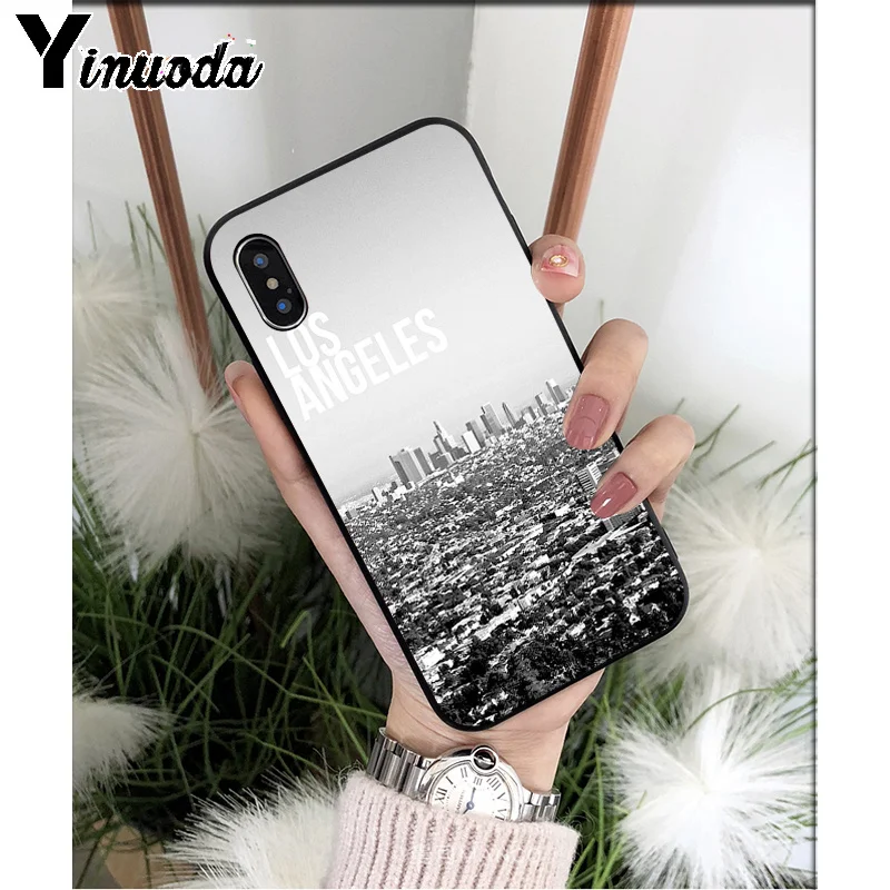 Yinuoda дорожный Мягкий чехол из ТПУ для iPhone X XS MAX 6 6S 7 7plus 8 8Plus 5 5S XR 11 11pro max