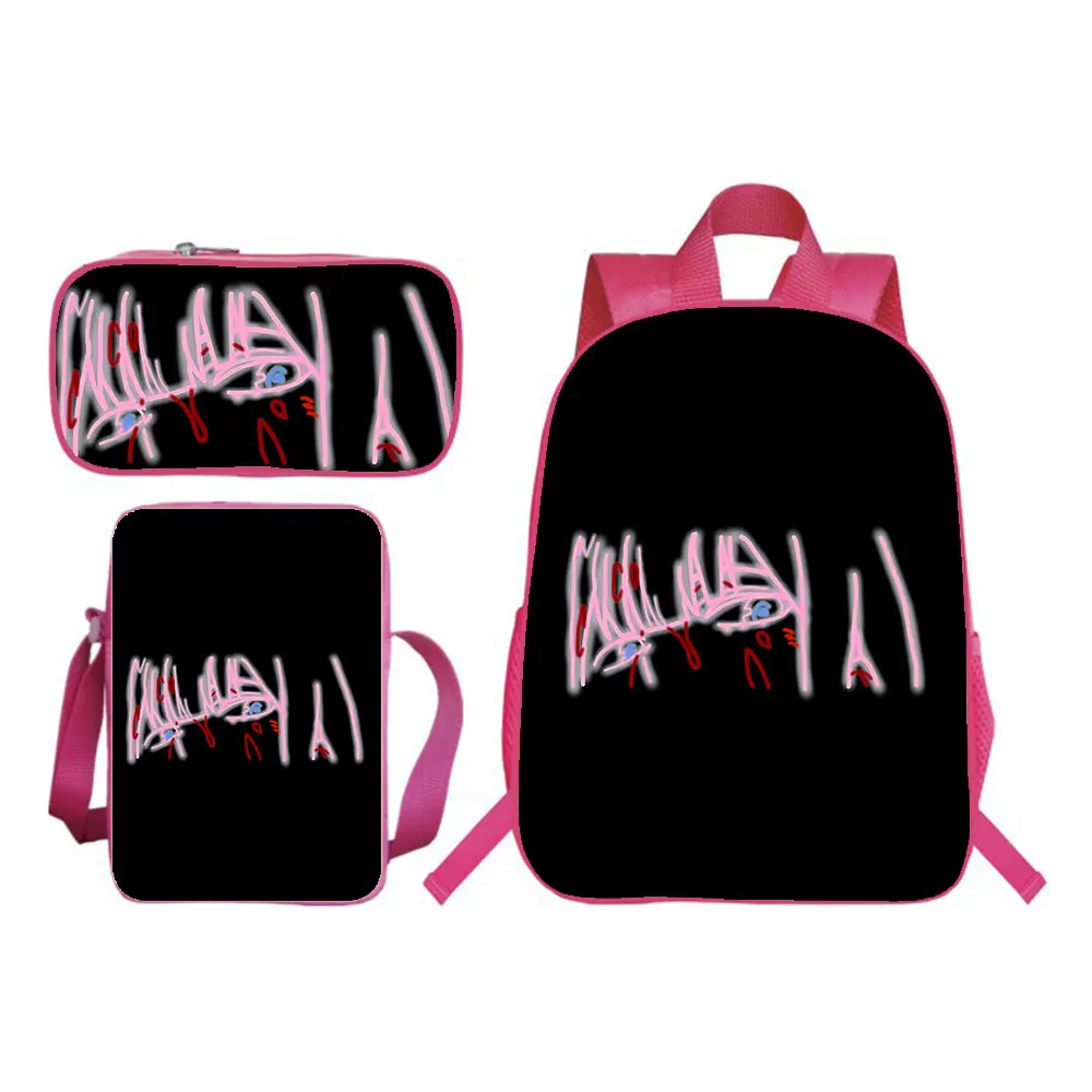 DARLING in the FRANXX Backpack 3pcs Set Boy Girl SchoolBag Teens Bookbag Kid Rucksack Gift(backpack+shouder Bag+pen Bag)