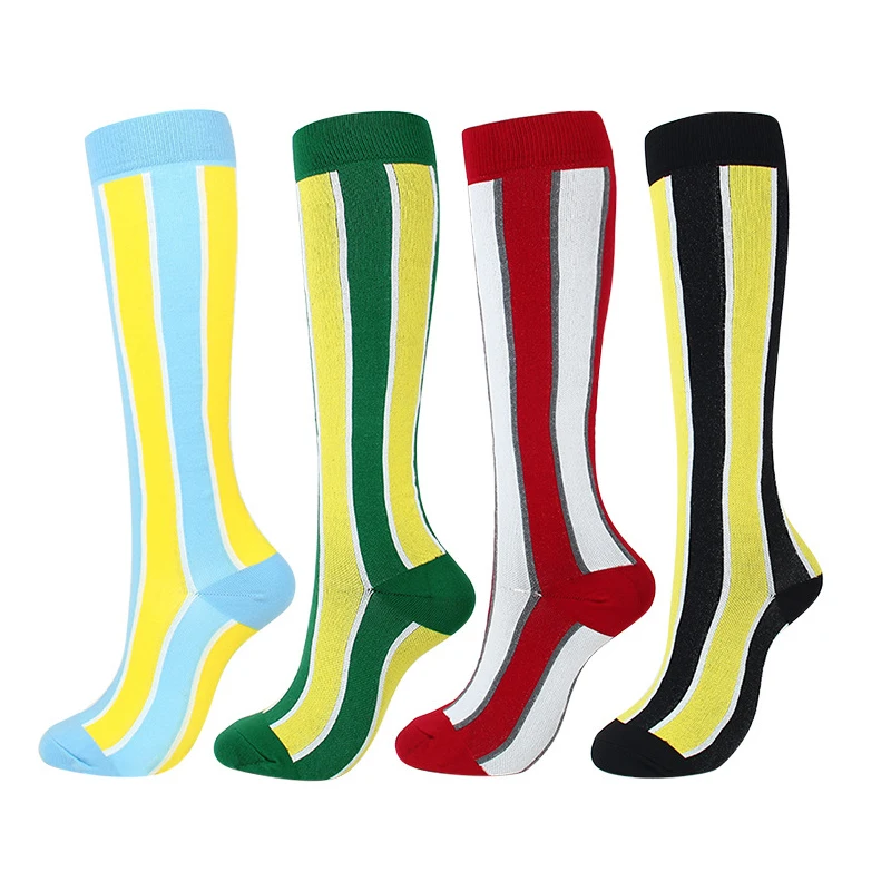 

Men Women Nylon Compression Socks Knee High Breathable Cycling Bike Bicycle MTB Soccer Socks Running Athletic Sport Socks