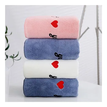 

Family Face Towel Soft Absorbent Washcloth Household Travel Gym 70*30 CM