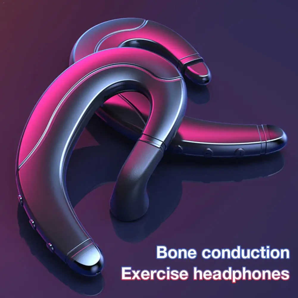 YA 04D Bone Conduction Hanging Ear Bluetooth 5 0 Headset Mini Sports Wireless Long Standby Bluetooth Headset