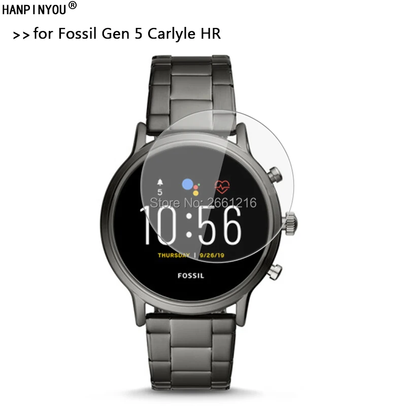 Для Fossil Gen 5 Carlyle HR закаленное стекло 9H 2.5D Премиум Защитная пленка для экрана для Fossil Gen 5 Carlyle HR спортивные Смарт-часы