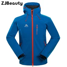 Зимняя мужская Осенняя Лыжная теплая куртка Повседневная модная однотонная Водонепроницаемая быстросохнущая дышащая спортивная уличная куртка на молнии с капюшоном# g4