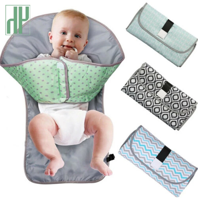 

3-in-1 Multifunctional Portable Infant Baby Foldable Urine Mat Waterproof Nappy Bag Diaper Changing Cover Pad Travel Outdoor