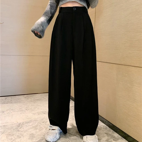 Black Pants Одноцветный женский костюм, повседневные брючные костюмы для женщин, женский Блейзер большого размера, комплект Conbinaison Femme Ropa, официальный Mujer - Цвет: Black Pants