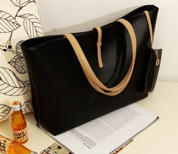 

WOMEN'S Bag 2018 New Style Fashion Korean-style Solid Color Shoulder Bag Bags Casual Hand Large Bag INS Super Fire WOMEN'S Bag