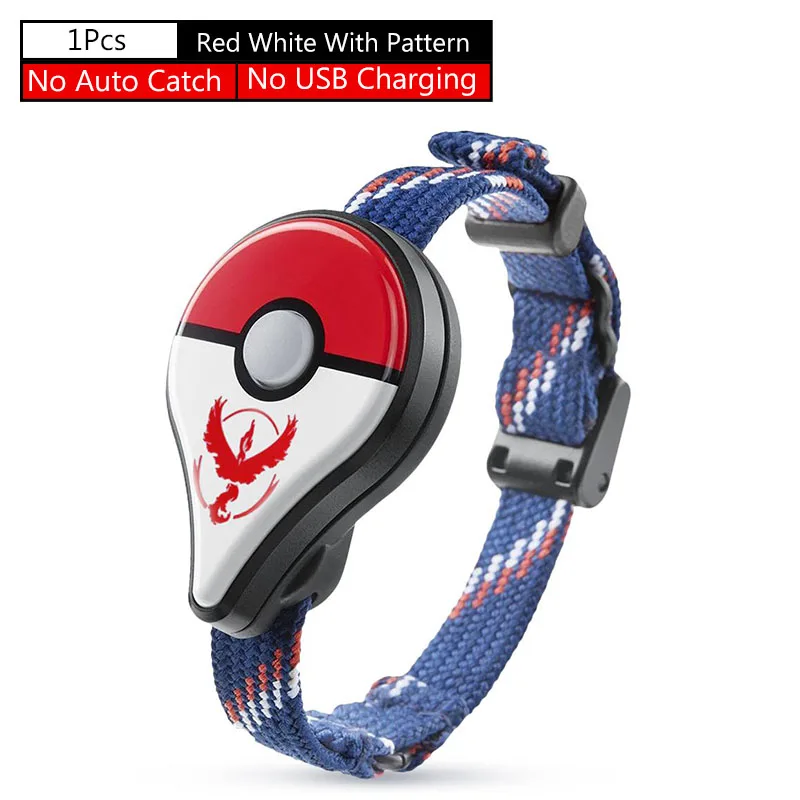 Red White Pattern Автоматический улов для Pokemon GO Plus bluetooth-браслет интерактивные Фигурки игрушки для shand переключатель для Pokemon Go Plus - Цвет: Red White Pattern