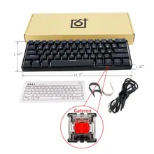 Aliexpress - 2020 RGB Backlit Bluetooth 5.0 Wireless Dual Mode Mechanical Keyboard,Portable Compact Waterproof Mini Gaming 61 Gateron Keys LK