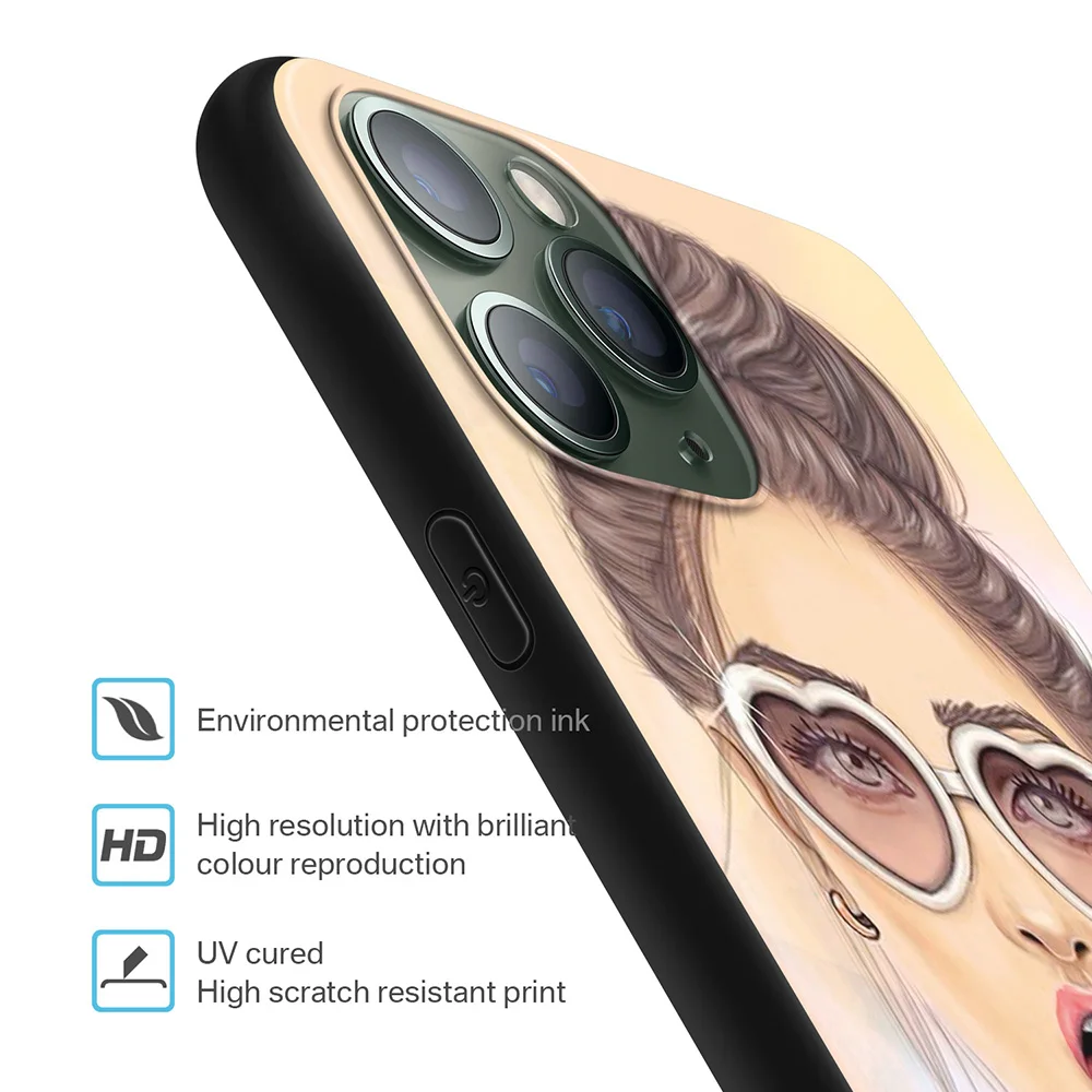 Чехол для Funda iPhone 11 Pro, 5, 5s, 6, 6 S, 7, 8 Plus, X, XS Max, Модный чехол для девочек, чехол для iPhone 7, мягкий чехол из ТПУ для iPhone XR