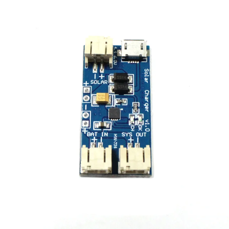 500Ma Mini Solar Lipo Charger Board CN3065 Lithium Battery Charge Chip DIY Outdoor Charging Module For Arduino | Электронные