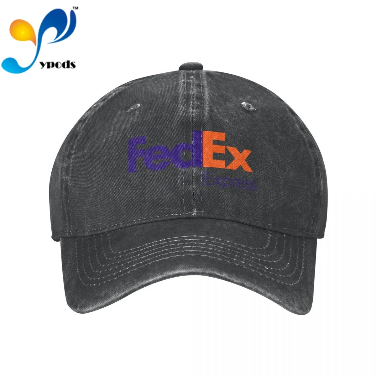 Джинсовая бейсболка fedex_express.снэпбэк кепки осенние летние шапки для мужчин женщин