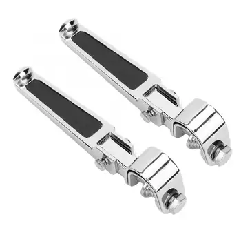 

estriberas moto 2pcs Engine Bumper Parts Clamp Folding Pedals Pegs Footrests Motorcycle Replacement motorcycle accessories