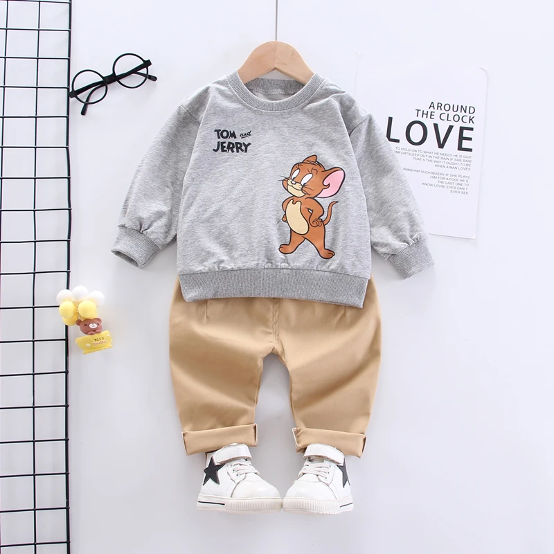 Baby Suits Sweatshirt Outfit IENENS Kids Boys Child 1-2-3-4-Years Pants Long-Sleeves-Sets