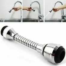 

360 Degree Kitchen Faucet Extension Tube Flexible Nozzle Spout Water Saving Kitchen Sink Tap Water Filter Foam