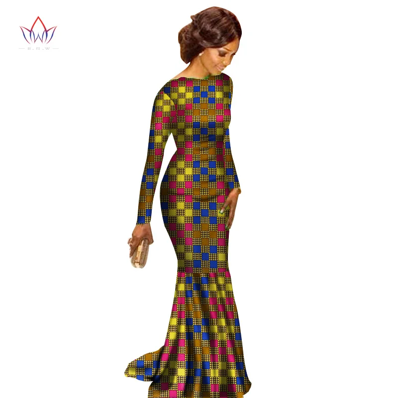 12 Летнее платье, халат Femme Dashiki платья для женщин большого размера в африканском стиле 6xl африканская одежда женская традиционная базенская Riche WY1813 - Цвет: 12