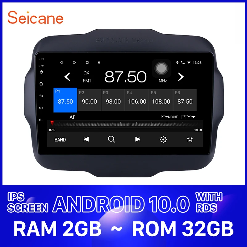 Seicane Автомобильный HD 9 &quotAndroid 10 0 Стерео GPS навигация Сенсорный экран авто радио