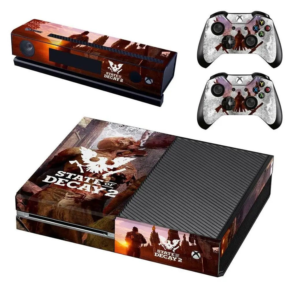 GSTM1687 Состояние распада 2 наклейки s для xbox one виниловые наклейки для кожи Стикеры для xbox one консоль Kinect два контроллера шкуры - Цвет: GSTM1687