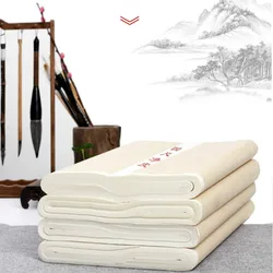 100 Sheets Chinese Raw Rice Paper Calligraphy Writing Papers Painting Papel Arroz Handmade Mulberry Rijstpapier Craft Supply