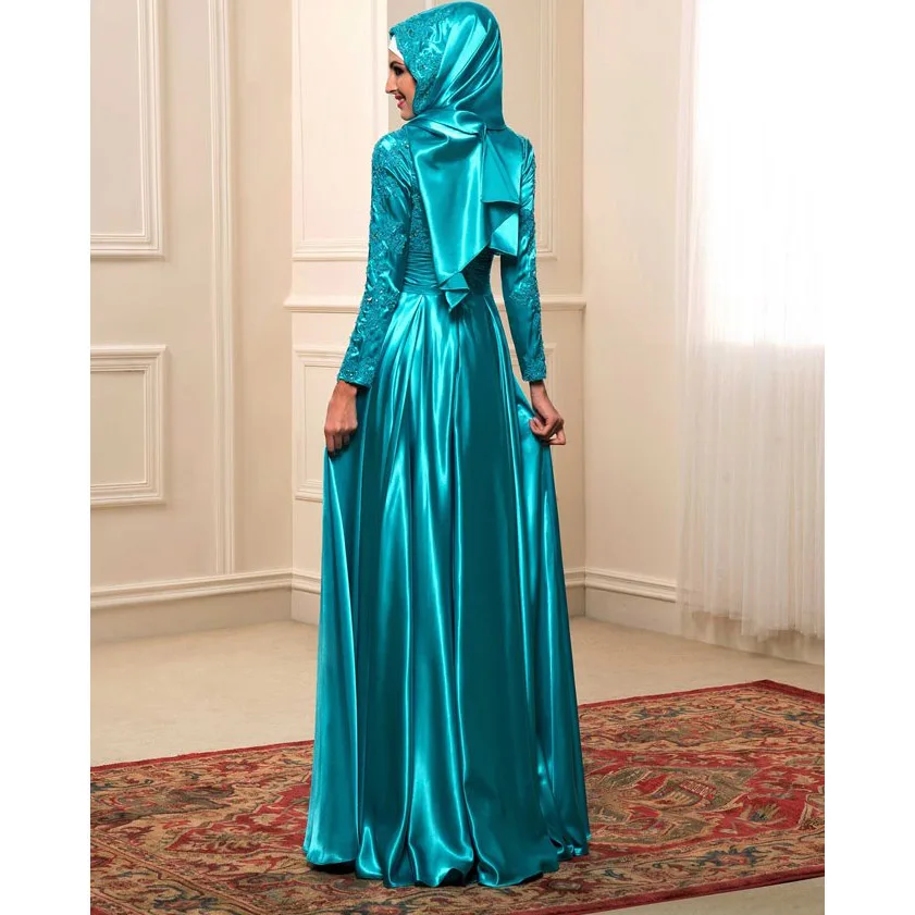 Кружевная Абая Свадебное Платье Vestidos De Noiva арабское платье невесты с длинным рукавом винтажный хиджаб мусульманское свадебное платье с шалью