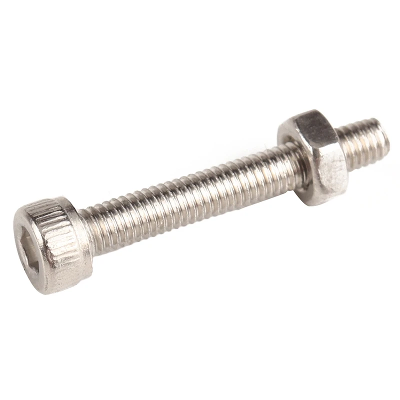310 Pcs M3 Stainless Steel Hex Socket Head Cap Screws Nuts Assortment Kit With Wrench With Assortment Tool Box