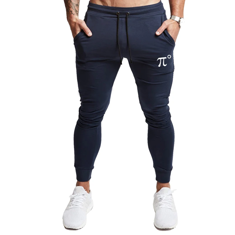 Sweatpants Men's Casual Pants Korean Version of Slim Printed Exercise Fitness Running Nine Minute | Мужская одежда