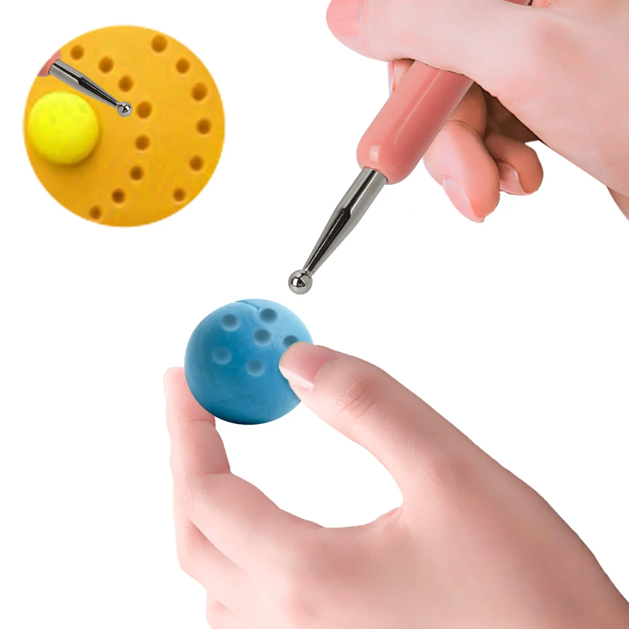 Nail Art Pen Nail Art Tools 5 Pcs Nail Dotting Pen Tool Set Nail Polish Paint Manicure Dot Art Tool Set Dual-Ended Art Point Drill