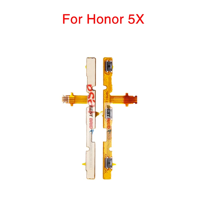 1 шт. кнопка включения/выключения звука вверх/вниз гибкий кабель боковой кнопки кабель для huawei Honor 3X G750 4X 5X G9 6 6 Plus 7 mate S P7 P8 Lite P9