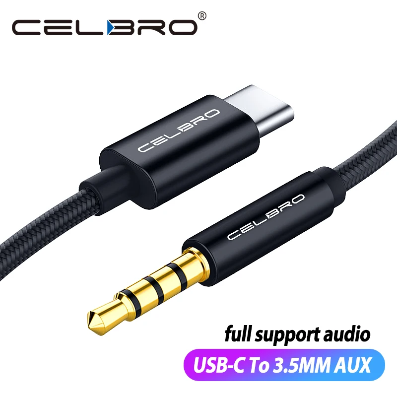 

Usb Type C To 3.5mm Jack Aux Audio Cable Car Aux Audio Cable Adapter Headset Speaker Cord For Samsung Galaxy Note 10 Plus