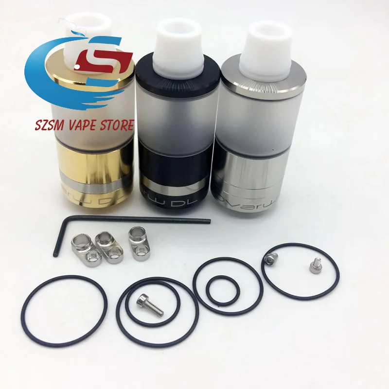 

Dvarw DL RTA 5ml / 2ml capacity 24mm Rebuildable Tank 316 Stainless Steel Vaporizer RTA VS Dvarw MTL RTA kayfun lite rta
