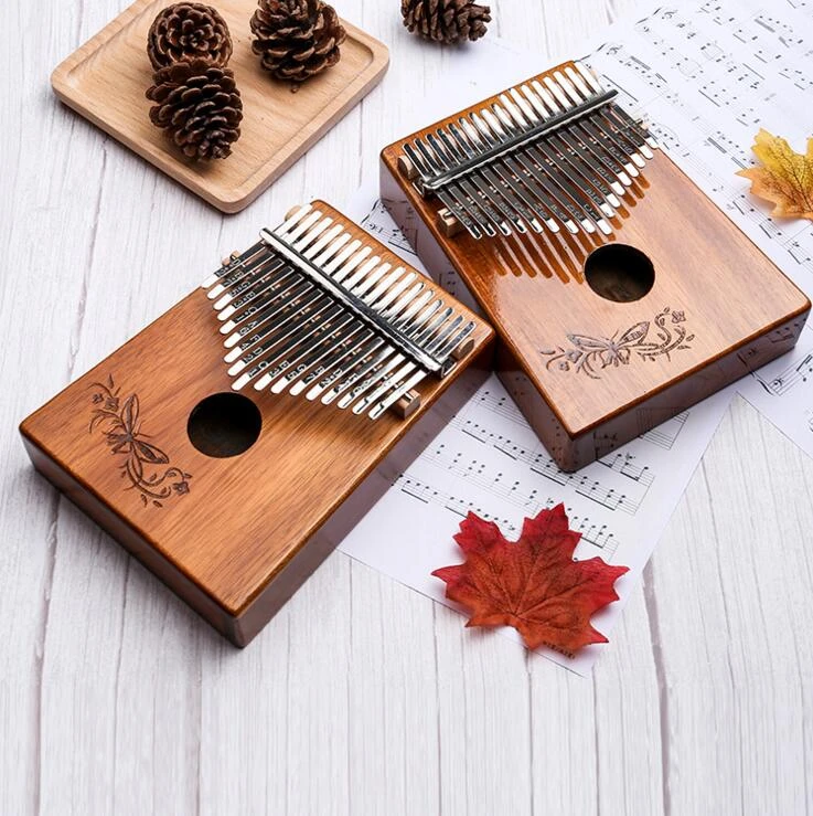 Kalimba 17 key Heldere kleur stijlvolle toetsenbord Kalimba fla piano midi клавиатура mahonie инструмент