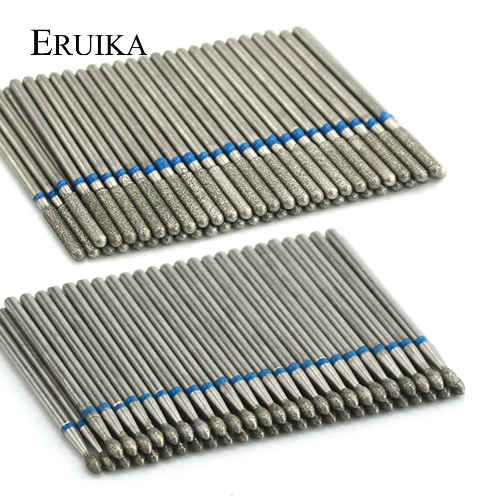 Diamond Nail Drill Bit Rotary Burr Sets 50pcs/pack nail art tools,nail drill bit,nail drill bits,nail drill,nail manicure tools,nail drill set,nail manicure accessories,nail drill kit,cuticle remover bit,diamond burs