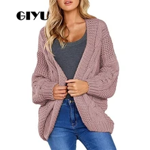 ##Special Price GIYU Autumn Winter Knitted Drop Shoulder Sweater Long Sleeve Casual Loose Sweaters Female Cardigan sueter mujer invierno ##Special Price GIYU Autumn Winter Knitted Drop Shoulder Sweater Long Sleeve Casual Loose Sweaters Female Cardigan sueter mujer invierno