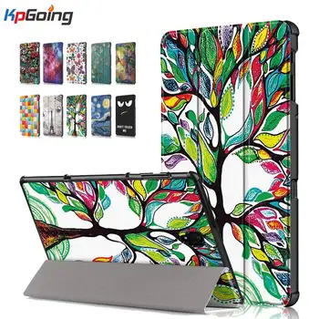 

KpGoing Cover for Samsung Galaxy Tab A 10.5 2018 T590 Cases Painted PU Leather Flip Stand For Samsung Galaxy T590 T595 T597 Case