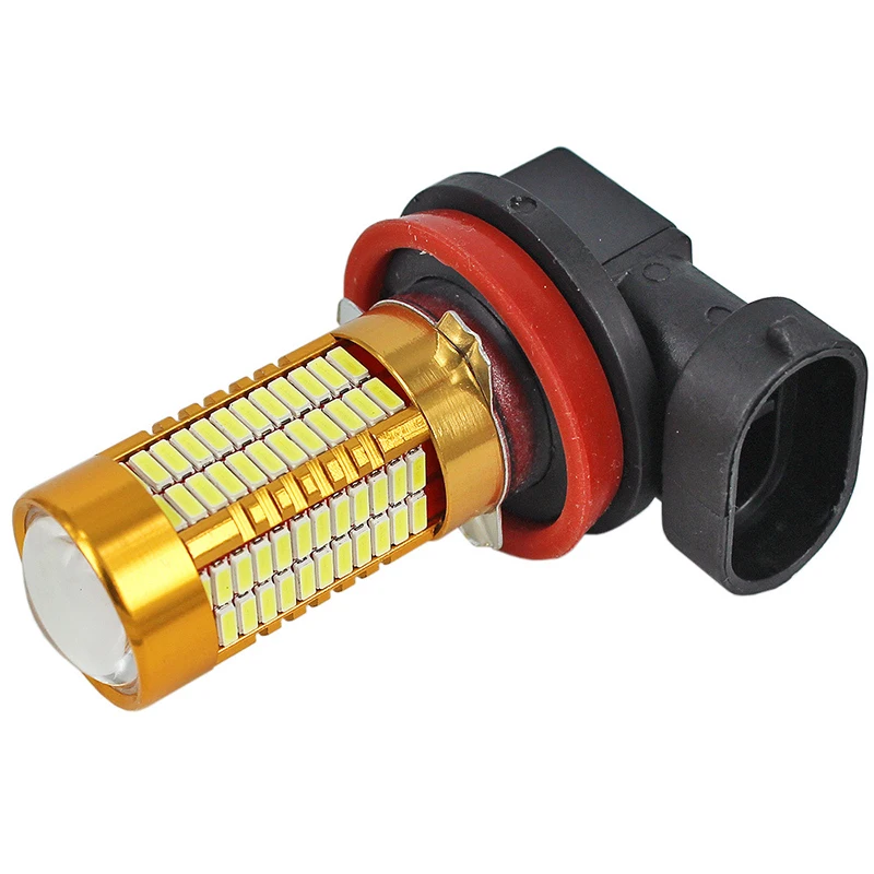 1 шт. Автомобильный светодиодный противотуманный светильник s H8 H11 4014 106smd Высокая мощность передний противотуманный светильник s головной светильник световой индикатор светильник s для авто модифицированный светильник