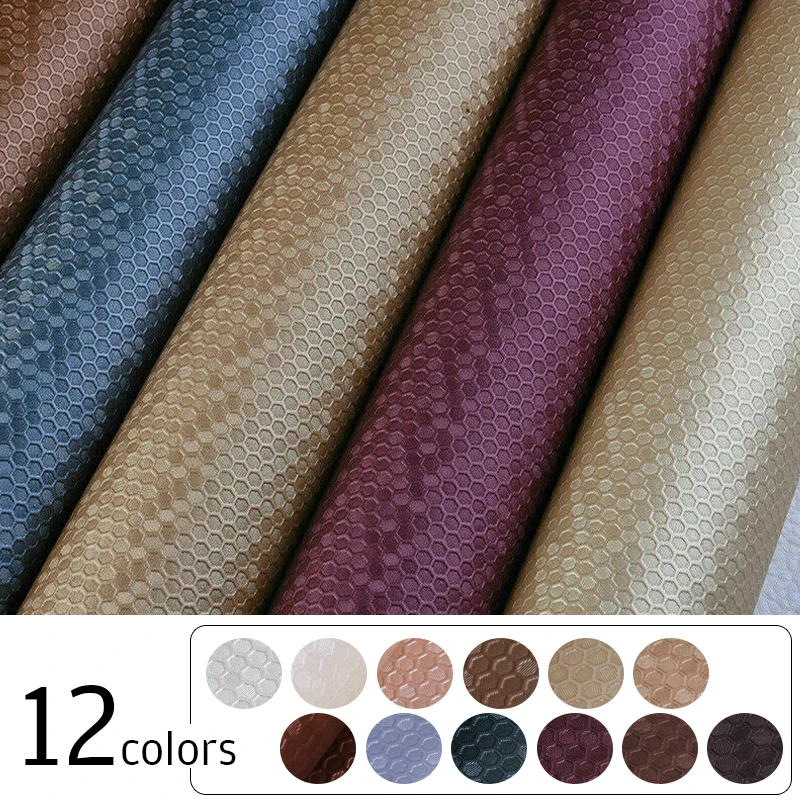 Чехол из искусственной синтетической кожи с тиснением в виде соты 100x137 см для