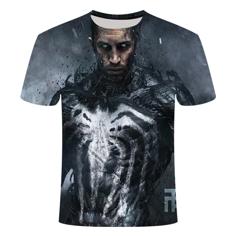 

3D Print Movie Pattern Men's T-Shirt New Print Short Sleeve T-Shirt Casual Personality Street Style Tops Fitness Short Sleeve